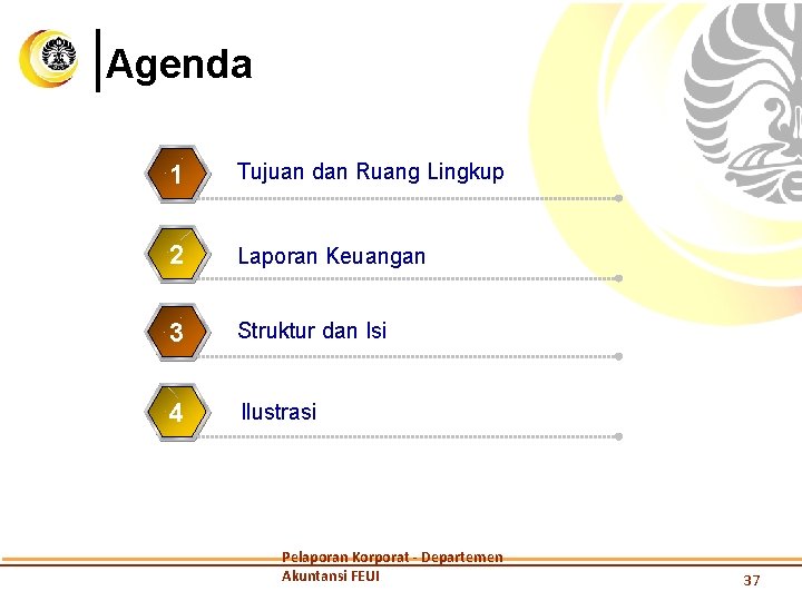 Agenda 1 Tujuan dan Ruang Lingkup 2 Laporan Keuangan 3 Struktur dan Isi 4