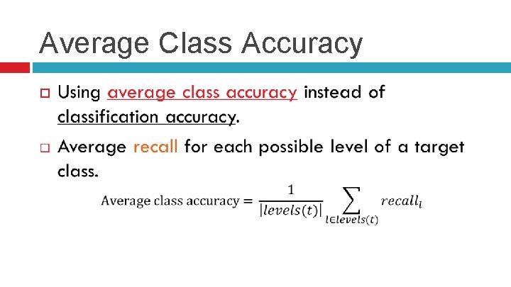 Average Class Accuracy 