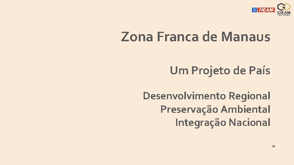Zona Franca de Manaus Um Projeto de País Desenvolvimento Regional Preservação Ambiental Integração Nacional