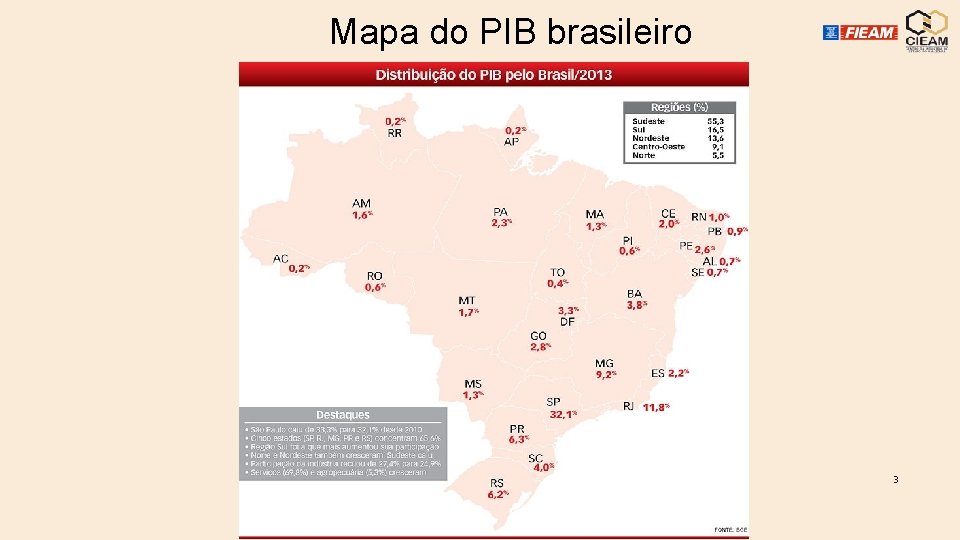 Mapa do PIB brasileiro 3 