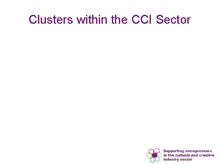Clusters within the CCI Sector 