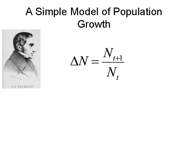 A Simple Model of Population Growth 