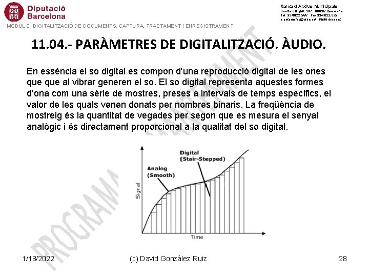 Xarxa d’Arxius Municipals Comte d’Urgell, 187 · 08036 Barcelona Tel. 934 022 566 · Xarxa d’Arxius Municipals Comte d’Urgell, 187 · 08036 Barcelona Tel. 934 022 566 ·