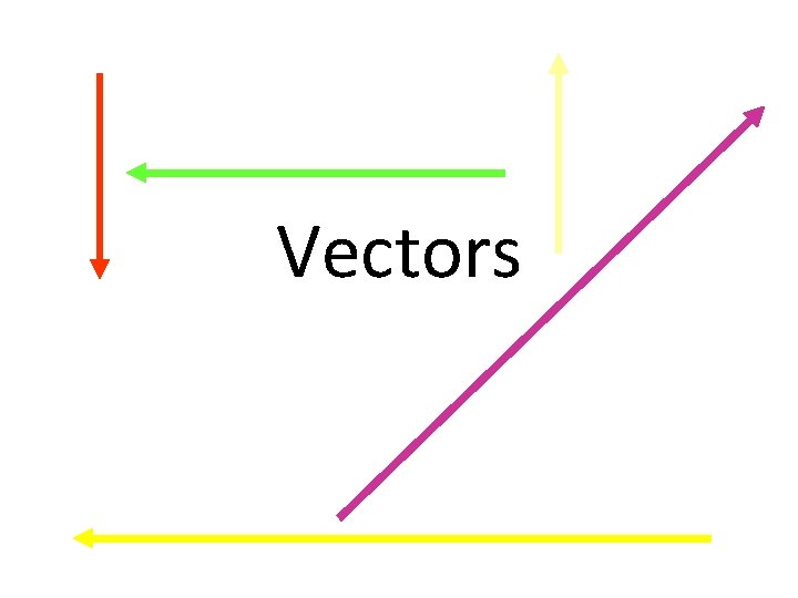 Vectors 