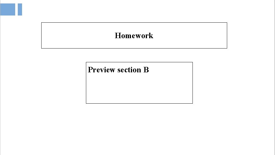 Homework Preview section B 