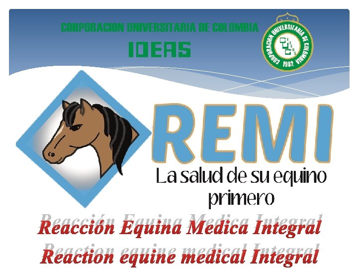 Reacción Equina Medica Integral Reaction equine medical Integral 