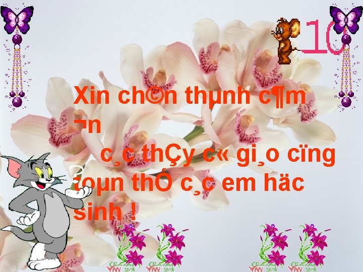 Xin ch©n thµnh c¶m ¬n c¸c thÇy c « gi¸o cïng toµn thÓ c¸c