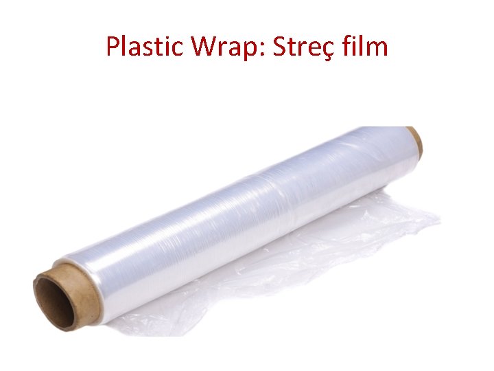 Plastic Wrap: Streç film 