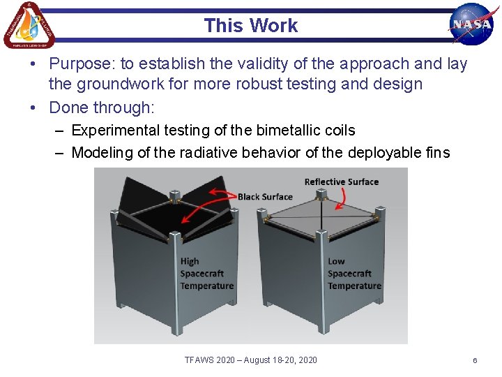 This Work • Purpose: to establish the validity of the approach and lay the This Work • Purpose: to establish the validity of the approach and lay the