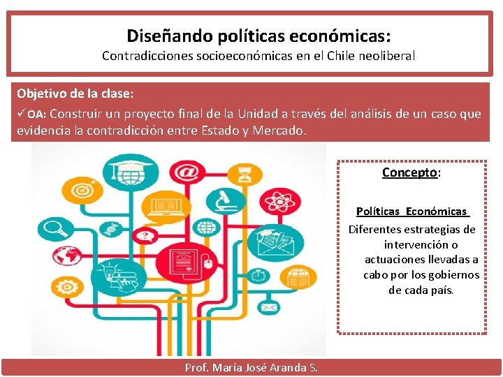 Diseñando políticas económicas: Contradicciones socioeconómicas en el Chile neoliberal Objetivo de la clase: üOA: