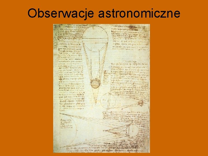 Obserwacje astronomiczne 