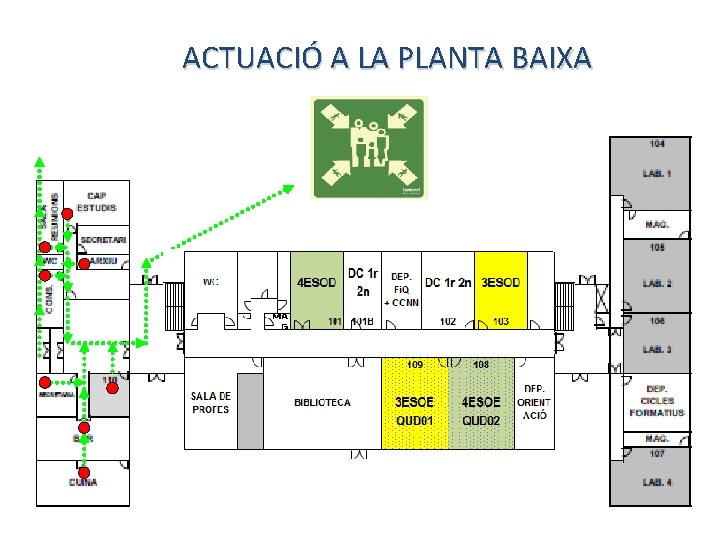 ACTUACIÓ A LA PLANTA BAIXA 