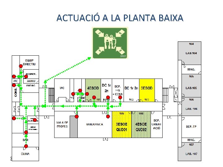 ACTUACIÓ A LA PLANTA BAIXA 