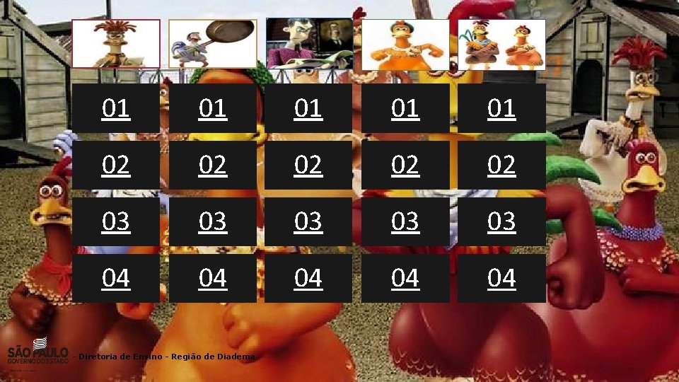 01 01 01 02 02 02 03 03 03 04 04 04 - Diretoria