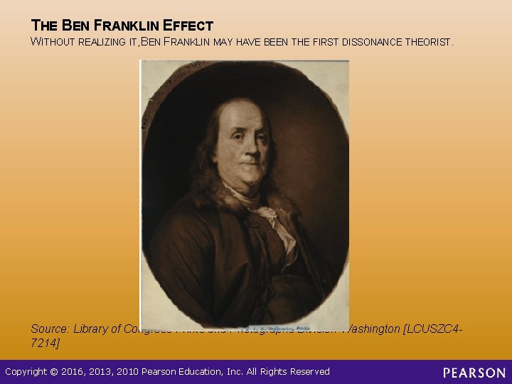 THE BEN FRANKLIN EFFECT WITHOUT REALIZING IT, BEN FRANKLIN MAY HAVE BEEN THE FIRST