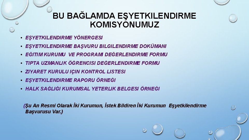 BU BAĞLAMDA EŞYETKILENDIRME KOMISYONUMUZ • EŞYETKILENDIRME YÖNERGESI • EŞYETKILENDIRME BAŞVURU BILGILENDIRME DOKÜMANI • EĞITIM BU BAĞLAMDA EŞYETKILENDIRME KOMISYONUMUZ • EŞYETKILENDIRME YÖNERGESI • EŞYETKILENDIRME BAŞVURU BILGILENDIRME DOKÜMANI • EĞITIM