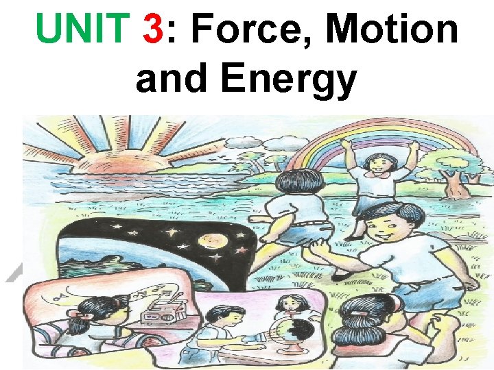 UNIT 3: Force, Motion and Energy 