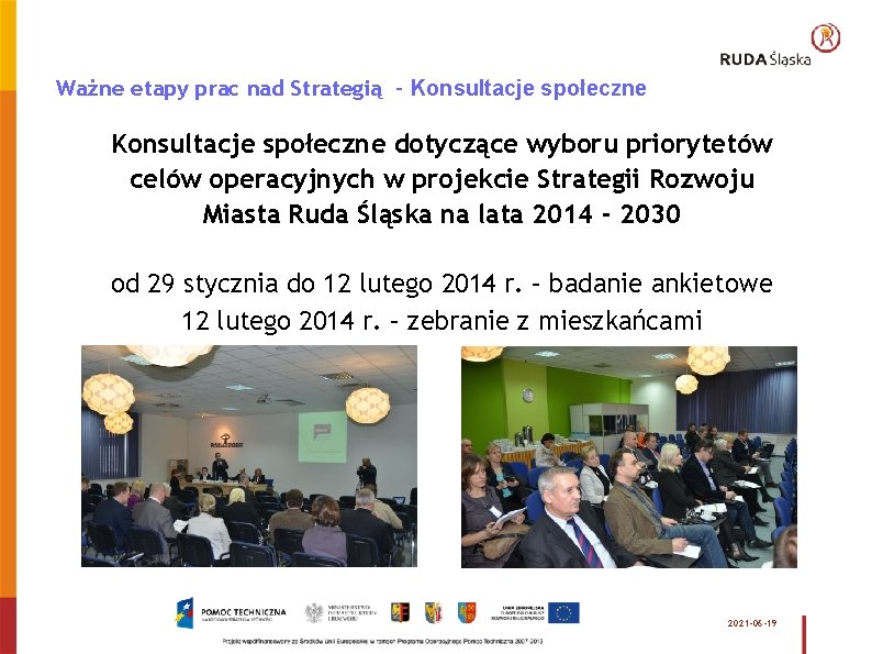 Ważne etapy prac nad Strategią - Konsultacje społeczne dotyczące wyboru priorytetów celów operacyjnych w