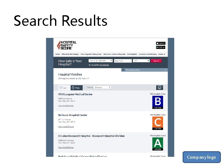 Search Results Company logo 