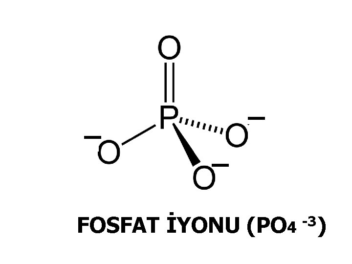 FOSFAT İYONU -3 (PO 4 ) 