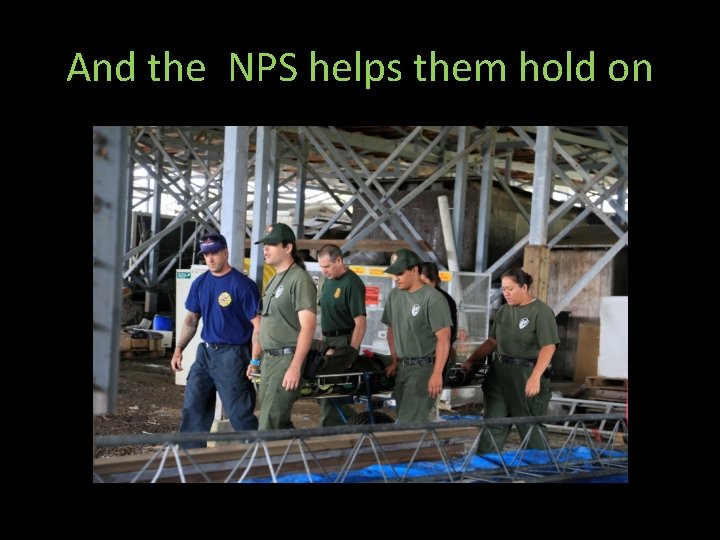 And the NPS helps them hold on 