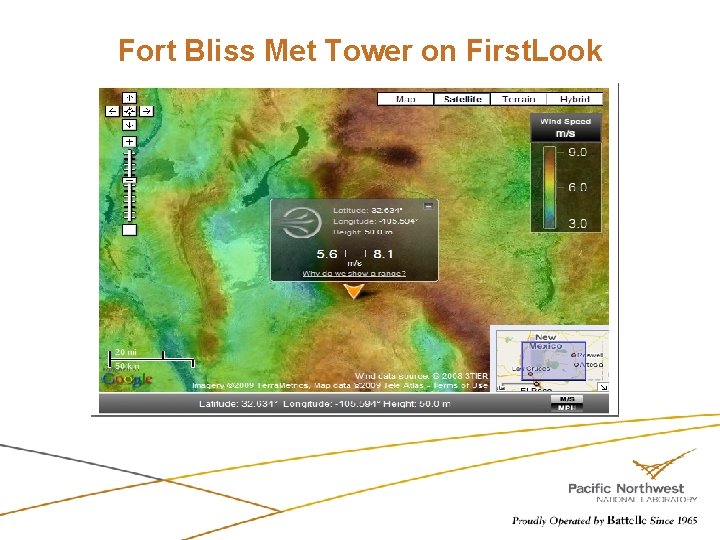 Fort Bliss Met Tower on First. Look 