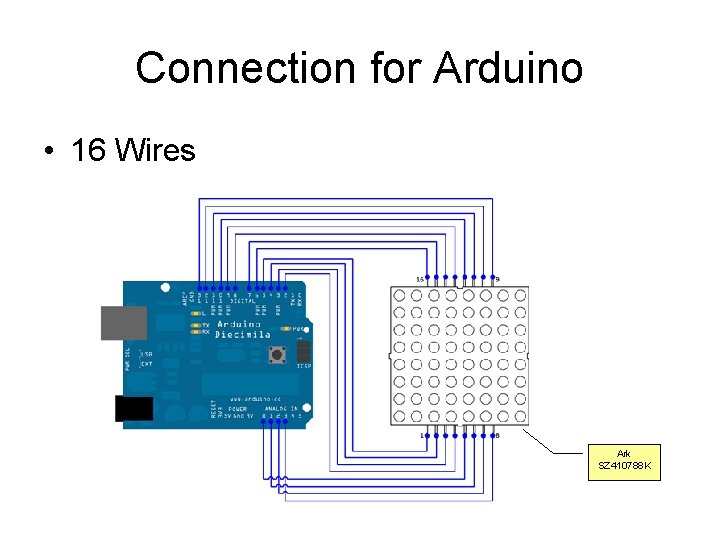 Connection for Arduino • 16 Wires Ark SZ 410788 K 