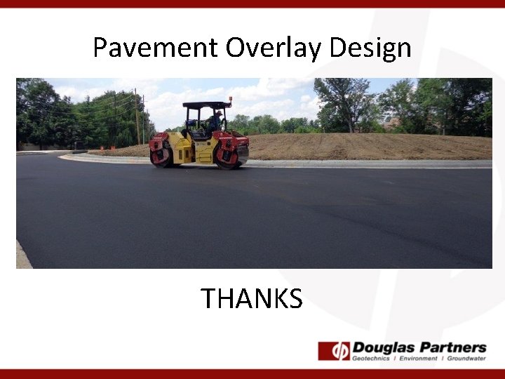 Pavement Overlay Design THANKS 