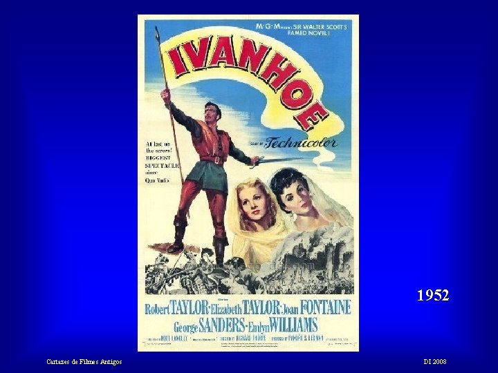 1952 Cartazes de Filmes Antigos DI 2008 