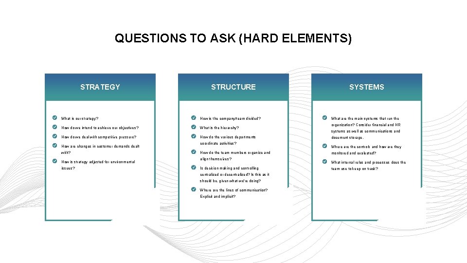 STRUCTURE THE MCKINSEY 7 S MODEL The Mc