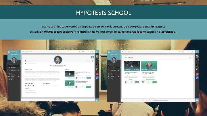 HYPOTESIS SCHOOL El campus online se convertirá en un punto de encuentro de su