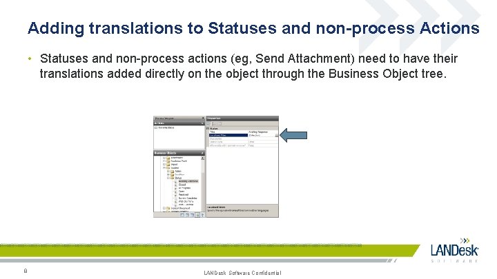 Adding translations to Statuses and non-process Actions • Statuses and non-process actions (eg, Send Adding translations to Statuses and non-process Actions • Statuses and non-process actions (eg, Send