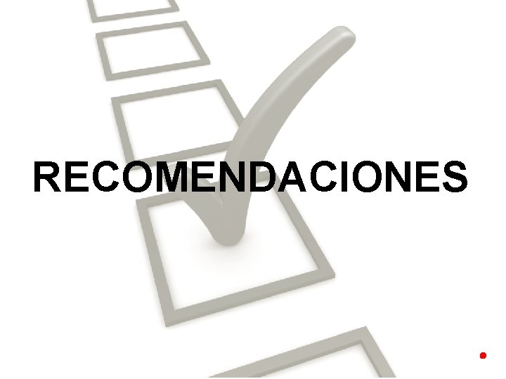 RECOMENDACIONES 