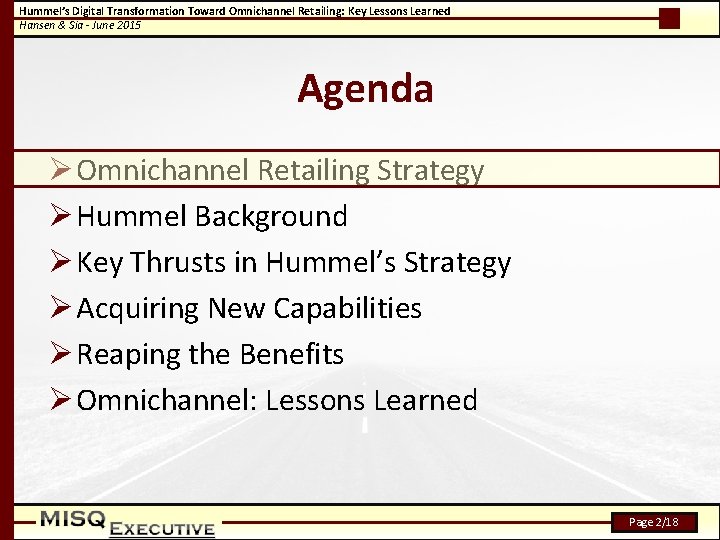 Hummels Digital Transformation Toward Omnichannel Retailing Key Lessons