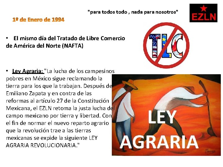 "para todos todo , nada para nosotros" • El mismo día del Tratado de