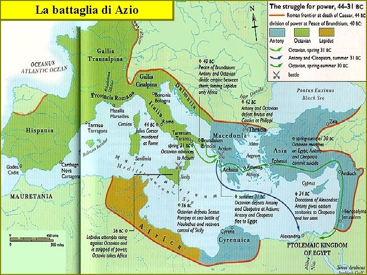 La battaglia di Azio 