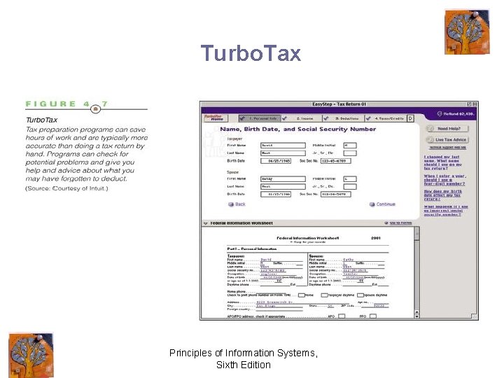 Turbo. Tax Principles of Information Systems, Sixth Edition 