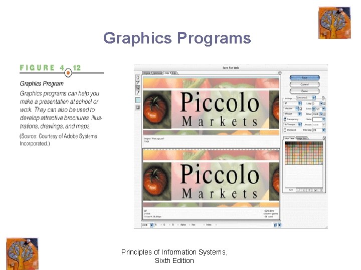 Graphics Programs Principles of Information Systems, Sixth Edition 