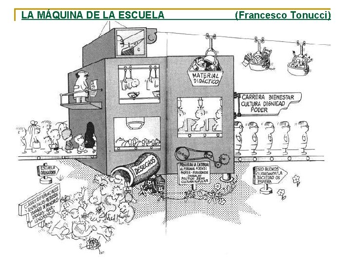 LA MÁQUINA DE LA ESCUELA (Francesco Tonucci) 