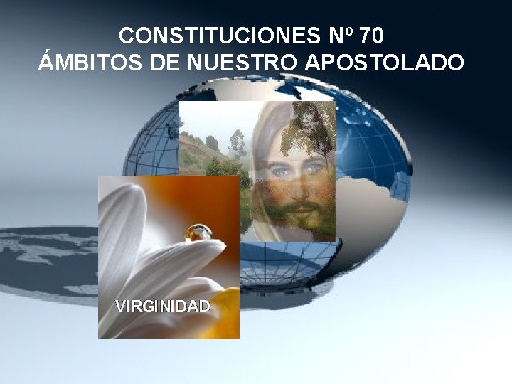 CONSTITUCIONES Nº 70 ÁMBITOS DE NUESTRO APOSTOLADO 