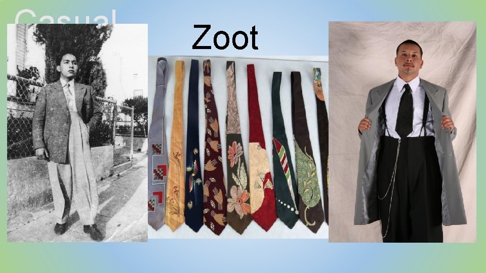 Casual Pachuco Zoot Girly -Hat with a Feather Suit-Button down Chuca Shirt with 40’s