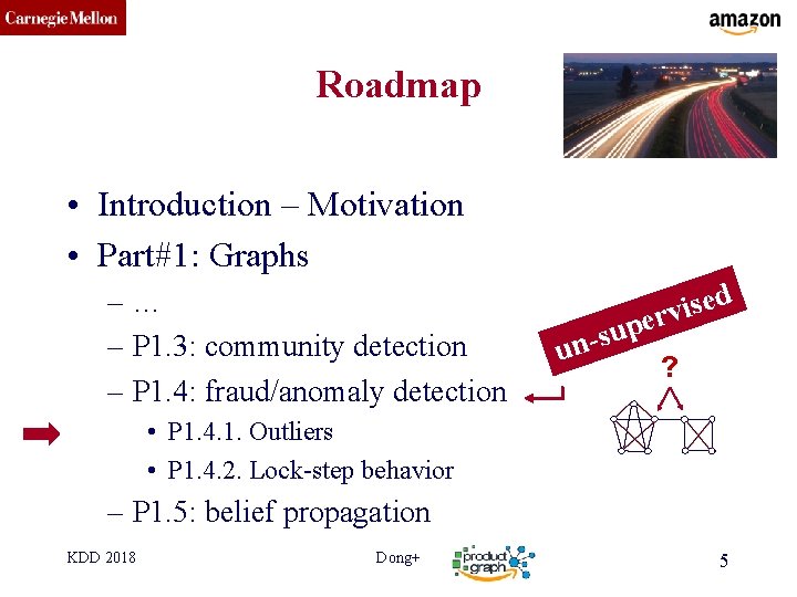 CMU SCS Roadmap • Introduction – Motivation • Part#1: Graphs –… – P 1.