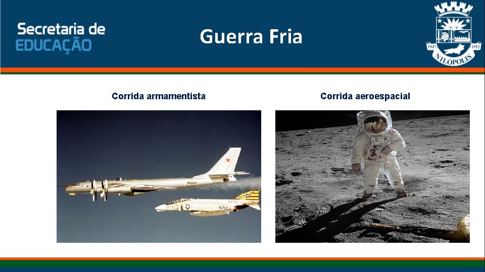 Guerra Fria Corrida armamentista Corrida aeroespacial Guerra Fria Corrida armamentista Corrida aeroespacial