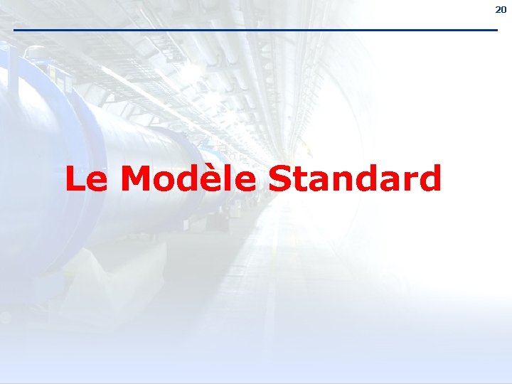 20 Le Modèle Standard 