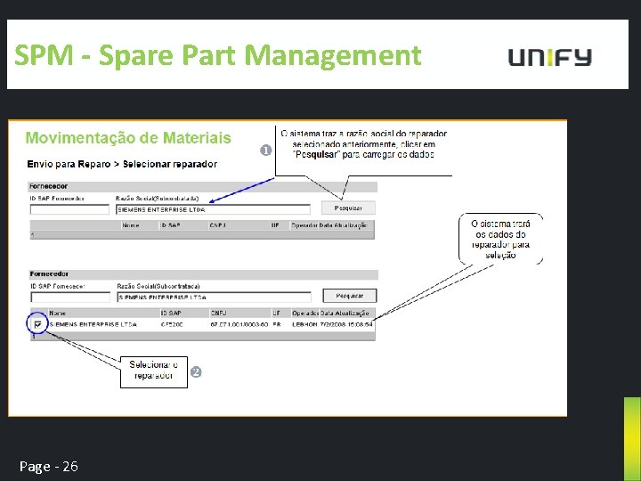 SPM - Spare Part Management Page - 26 