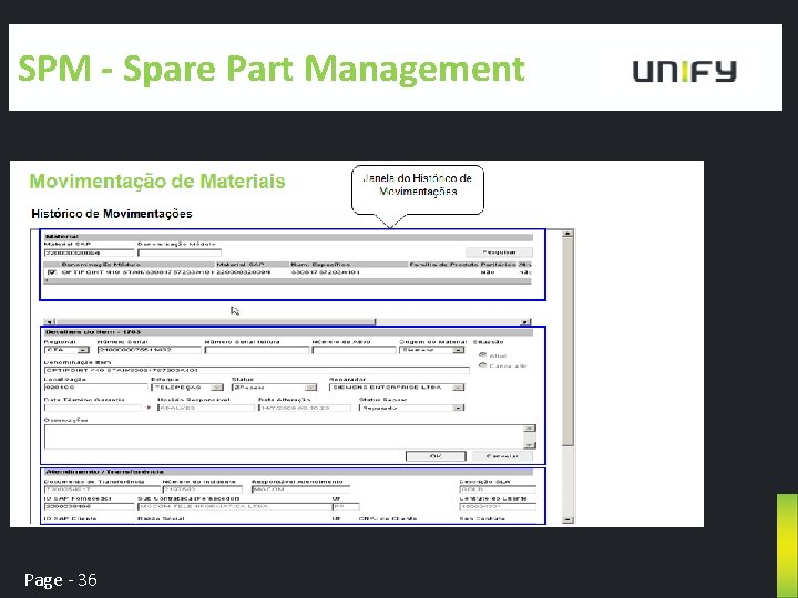 SPM - Spare Part Management Page - 36 