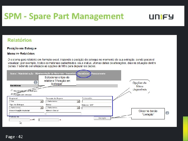 SPM - Spare Part Management Page - 42 