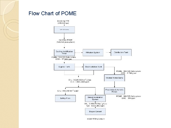 Flow Chart of POME 