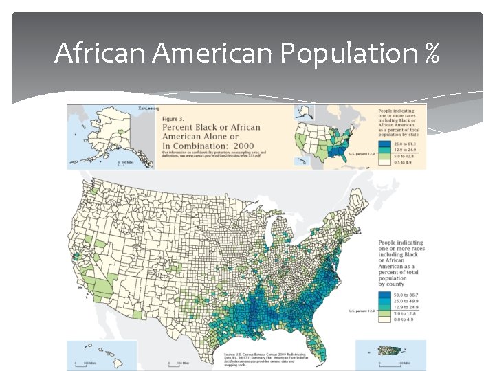 African American Population % African American Population %
