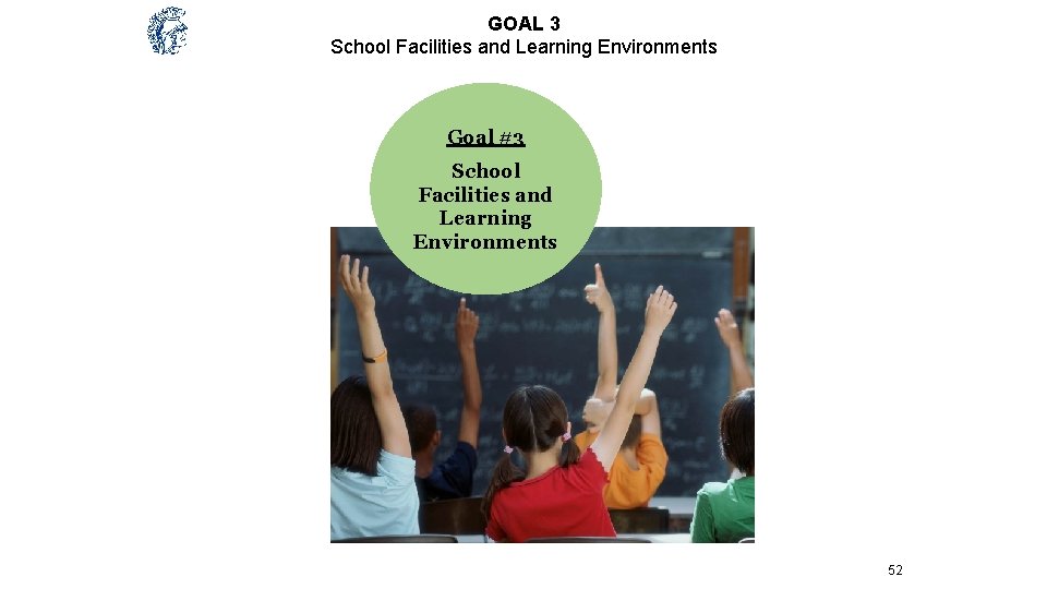 GOAL 3 School Facilities and Learning Environments Goal #3 School Facilities and Learning Environments